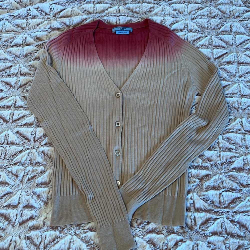 Prada Ombré Cardigan